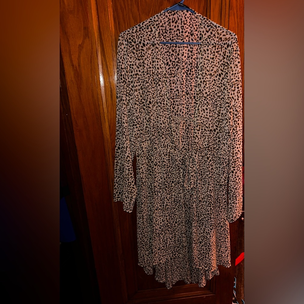 SHEIN cheetah cardigan